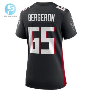 Matthew Bergeron 65 Atlanta Falcons Game Women Jersey Black stylepulseusa 1 2