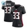 Tre Flowers 33 Atlanta Falcons Game Women Jersey Black stylepulseusa 1