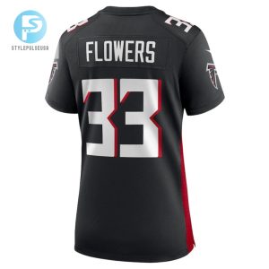 Tre Flowers 33 Atlanta Falcons Game Women Jersey Black stylepulseusa 1 2