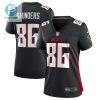 Cj Saunders 86 Atlanta Falcons Game Women Jersey Black stylepulseusa 1