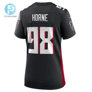 Timmy Horne 98 Atlanta Falcons Game Women Jersey Black stylepulseusa 1 2