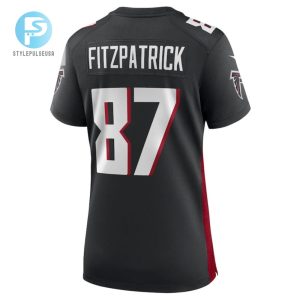 John Fitzpatrick 87 Atlanta Falcons Game Women Jersey Black stylepulseusa 1 2