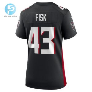 Tucker Fisk 43 Atlanta Falcons Game Women Jersey Black stylepulseusa 1 2