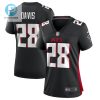 Mike Davis 28 Atlanta Falcons Game Women Jersey Black stylepulseusa 1