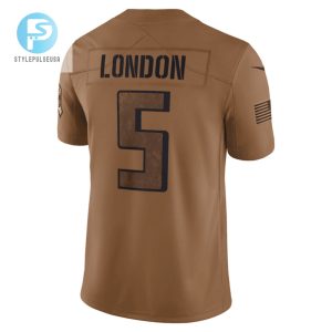 Drake London 5 Atlanta Falcons 2023 Salute To Service Limited Jersey Brown stylepulseusa 1 2