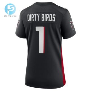 Dirty Birds 1 Atlanta Falcons Game Women Jersey Black stylepulseusa 1 2