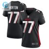 Storm Norton 77 Atlanta Falcons Women Game Jersey Black stylepulseusa 1