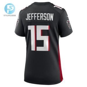 Van Jefferson 15 Atlanta Falcons Women Game Jersey Black stylepulseusa 1 2