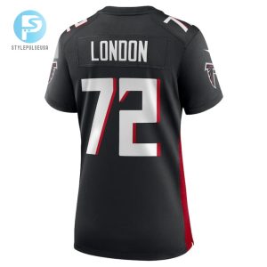 Lacale London 72 Atlanta Falcons Women Game Jersey Black stylepulseusa 1 2