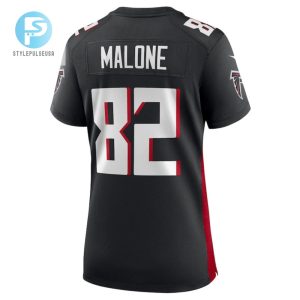 Xavier Malone 82 Atlanta Falcons Women Game Jersey Black stylepulseusa 1 2