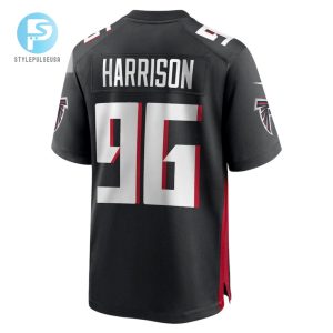 Zach Harrison 96 Atlanta Falcons Men Team Game Jersey Black stylepulseusa 1 2