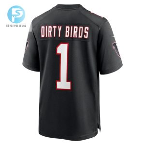 Dirty Birds 1 Atlanta Falcons Men Throwback Game Jersey Black stylepulseusa 1 2