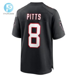 Kyle Pitts 8 Atlanta Falcons Men Game Jersey Black stylepulseusa 1 2