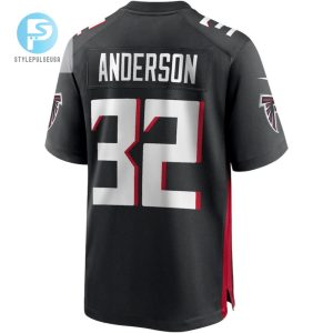 Jamal Anderson 32 Atlanta Falcons Men Game Retired Jersey Black stylepulseusa 1 2