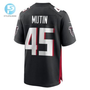 Donavan Mutin 45 Atlanta Falcons Game Men Jersey Black stylepulseusa 1 2