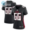 John Leglue 66 Atlanta Falcons Game Women Jersey Black stylepulseusa 1