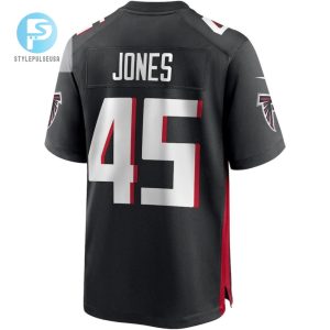 Deion Jones 45 Atlanta Falcons Mens Game Jersey Black stylepulseusa 1 2