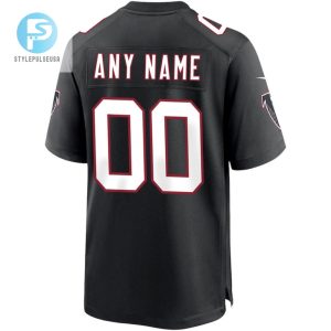 Atlanta Falcons Men Throwback Custom Game Jersey Black stylepulseusa 1 2