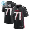 Sam Jones 71 Atlanta Falcons Mens Game Jersey Black stylepulseusa 1