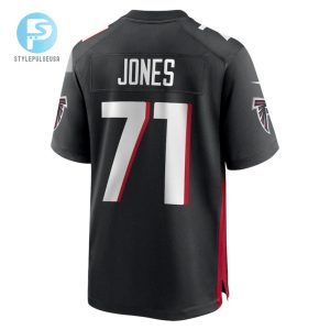 Sam Jones 71 Atlanta Falcons Mens Game Jersey Black stylepulseusa 1 2