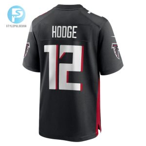 Khadarel Hodge 12 Atlanta Falcons Mens Game Jersey Black stylepulseusa 1 2