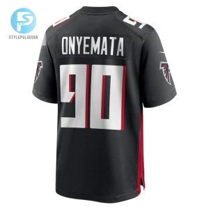 David Onyemata 90 Atlanta Falcons Mens Team Game Jersey Black stylepulseusa 1 2