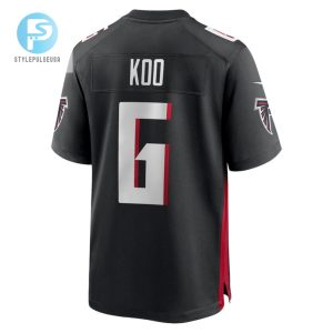 Younghoe Koo 6 Atlanta Falcons Mens Team Game Jersey Black stylepulseusa 1 2