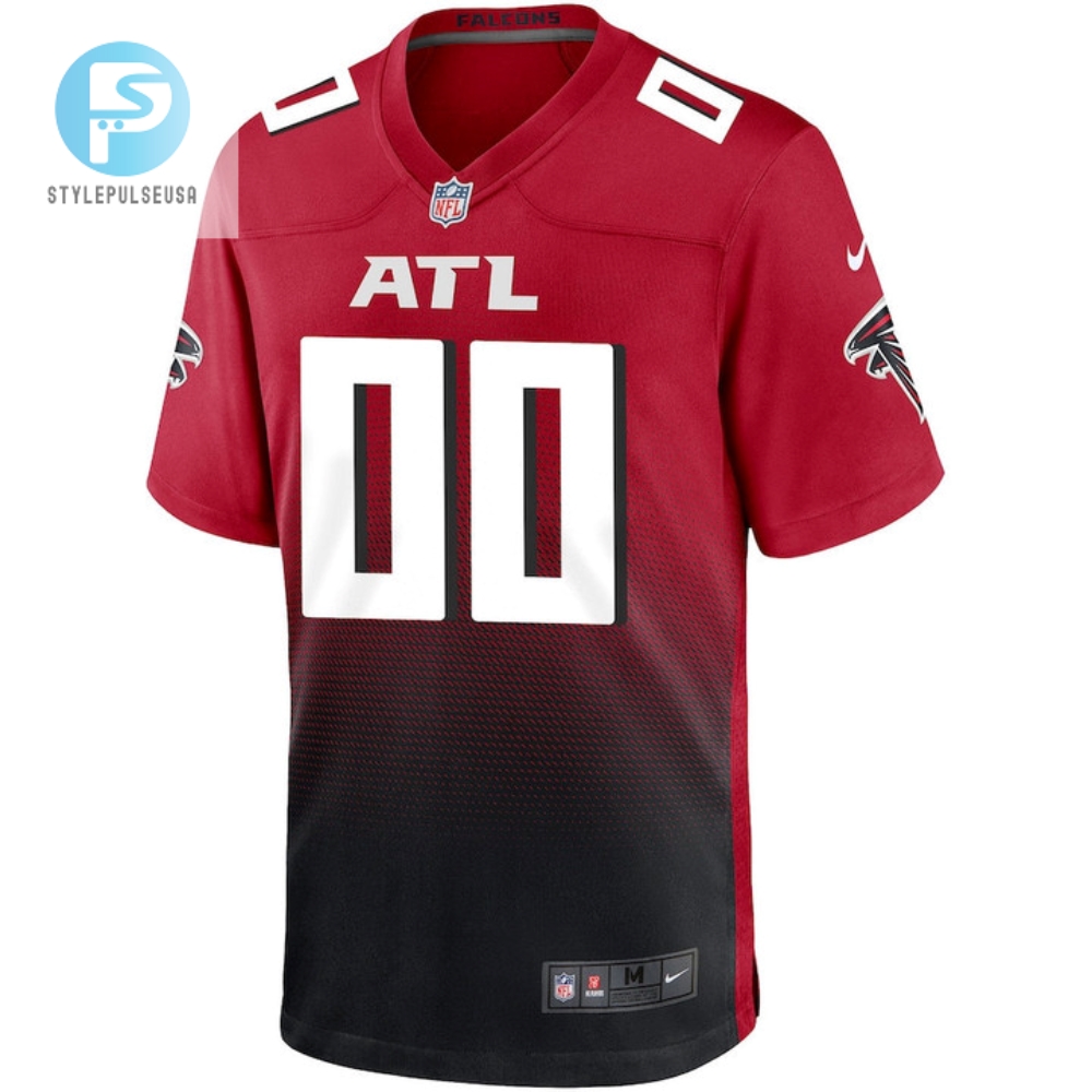 Atlanta Falcons Men Alternate Custom Game Jersey  Red 