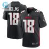 Mack Hollins 18 Atlanta Falcons Mens Team Game Jersey Black stylepulseusa 1