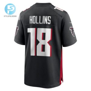 Mack Hollins 18 Atlanta Falcons Mens Team Game Jersey Black stylepulseusa 1 2