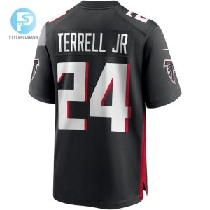 A.J. Terrell 24 Atlanta Falcons Mens Game Jersey Black stylepulseusa 1 2