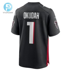 Jeff Okudah 1 Atlanta Falcons Mens Game Jersey Black stylepulseusa 1 2