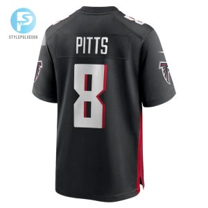 Kyle Pitts 8 Atlanta Falcons Mens Game Jersey Black stylepulseusa 1 2