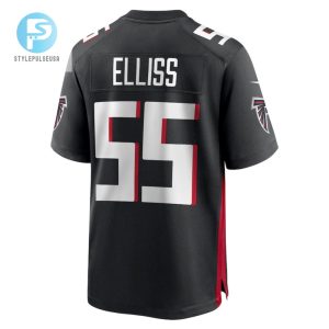 Kaden Elliss 55 Atlanta Falcons Mens Team Game Jersey Black stylepulseusa 1 2