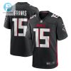 Feleipe Franks 15 Atlanta Falcons Mens Game Jersey Black stylepulseusa 1