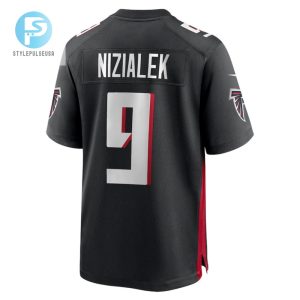 Cameron Nizialek 9 Atlanta Falcons Mens Game Jersey Black stylepulseusa 1 2