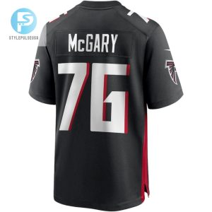 Kaleb Mcgary 76 Atlanta Falcons Mens Game Jersey Black stylepulseusa 1 2