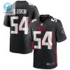 Foyesade Oluokun 54 Atlanta Falcons Mens Game Jersey Black stylepulseusa 1