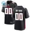 Atlanta Falcons Men Custom Game Jersey Black stylepulseusa 1