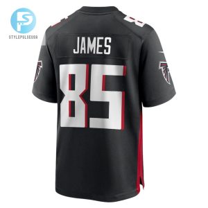 Tyshaun James 85 Atlanta Falcons Game Men Jersey Black stylepulseusa 1 2