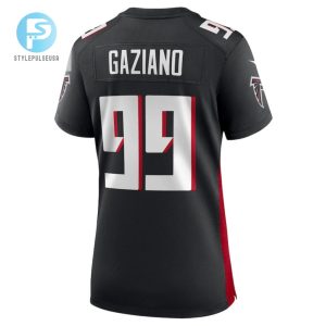 Joe Gaziano 99 Atlanta Falcons Game Women Jersey Black stylepulseusa 1 2