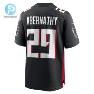 Micah Abernathy 29 Atlanta Falcons Game Men Jersey Black stylepulseusa 1 2