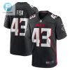 Tucker Fisk 43 Atlanta Falcons Game Men Jersey Black stylepulseusa 1