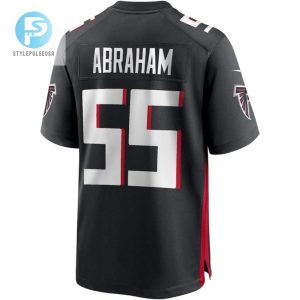 John Abraham 55 Atlanta Falcons Men Game Retired Jersey Black stylepulseusa 1 2