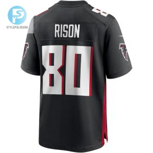 Andre Rison 80 Atlanta Falcons Men Game Retired Jersey Black stylepulseusa 1 2