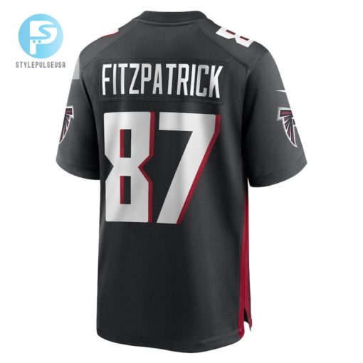Black John Fitzpatrick 87 Atlanta Falcons Men Game Jersey Black stylepulseusa 1 2