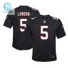 Drake London 5 Atlanta Falcons Youth Game Jersey Black stylepulseusa 1