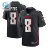 Kyle Pitts 8 Atlanta Falcons Youth Game Jersey Black stylepulseusa 1