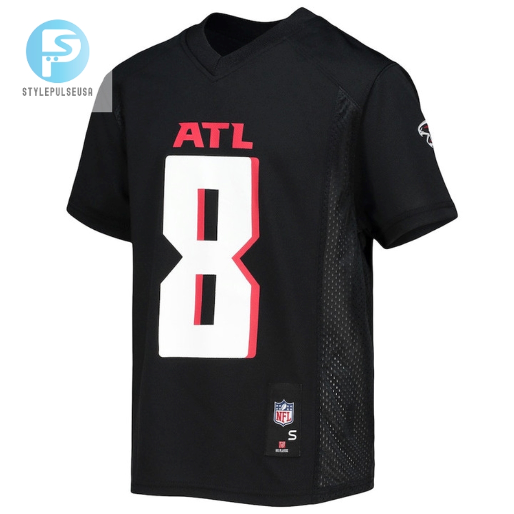 Kyle Pitts 8 Atlanta Falcons Youth Jersey  Black 
