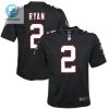 Matt Ryan 2 Atlanta Falcons Youth Throwback Game Jersey Black stylepulseusa 1